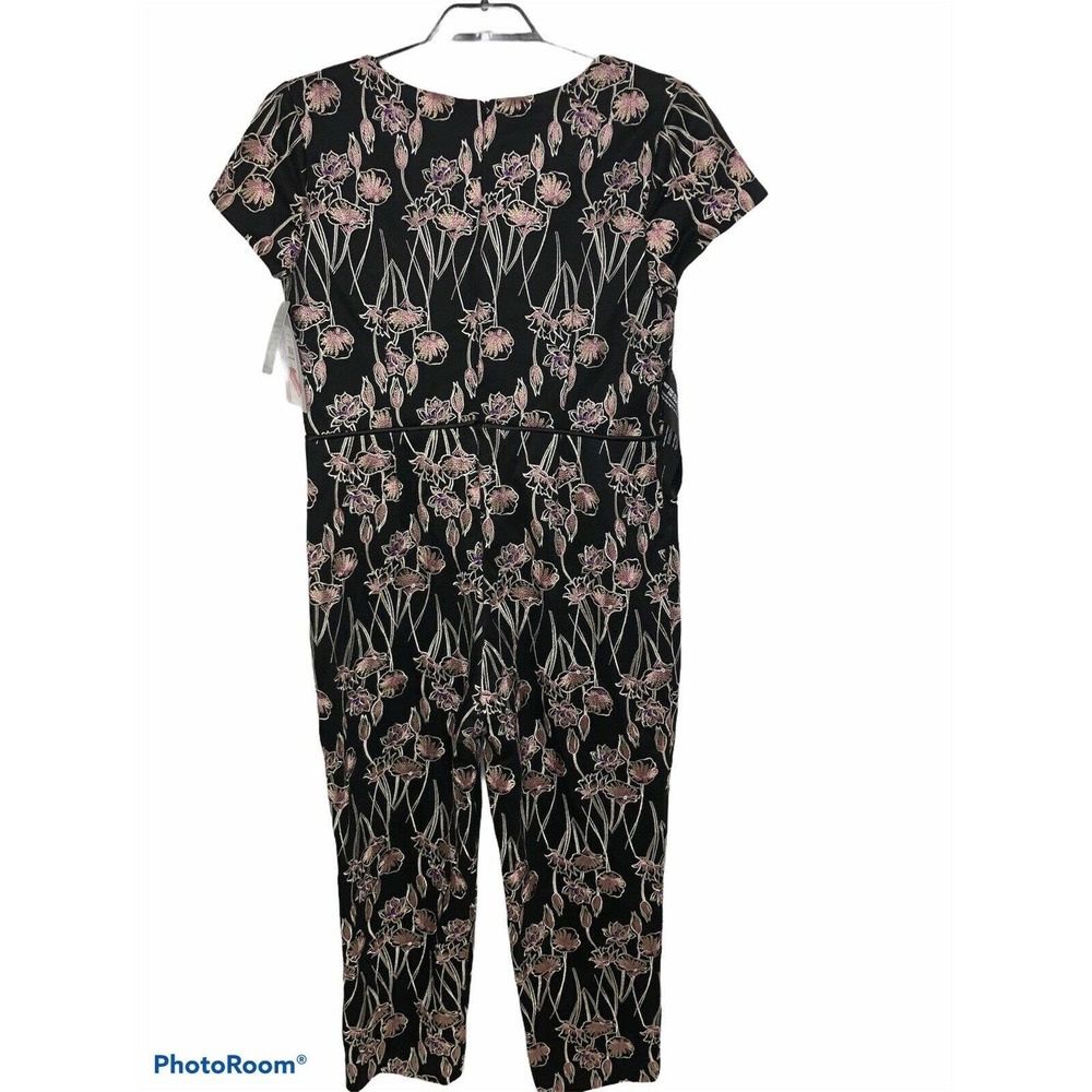 Js Collections Floral Crepe Jumpsuit Size 16 - image 5